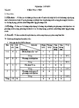 Giáo án Đại số Lớp 9 - Tiết 64 Kiểm tra 1 tiết - Năm học 2018-2019 - Trường THCS Phúc Trạch